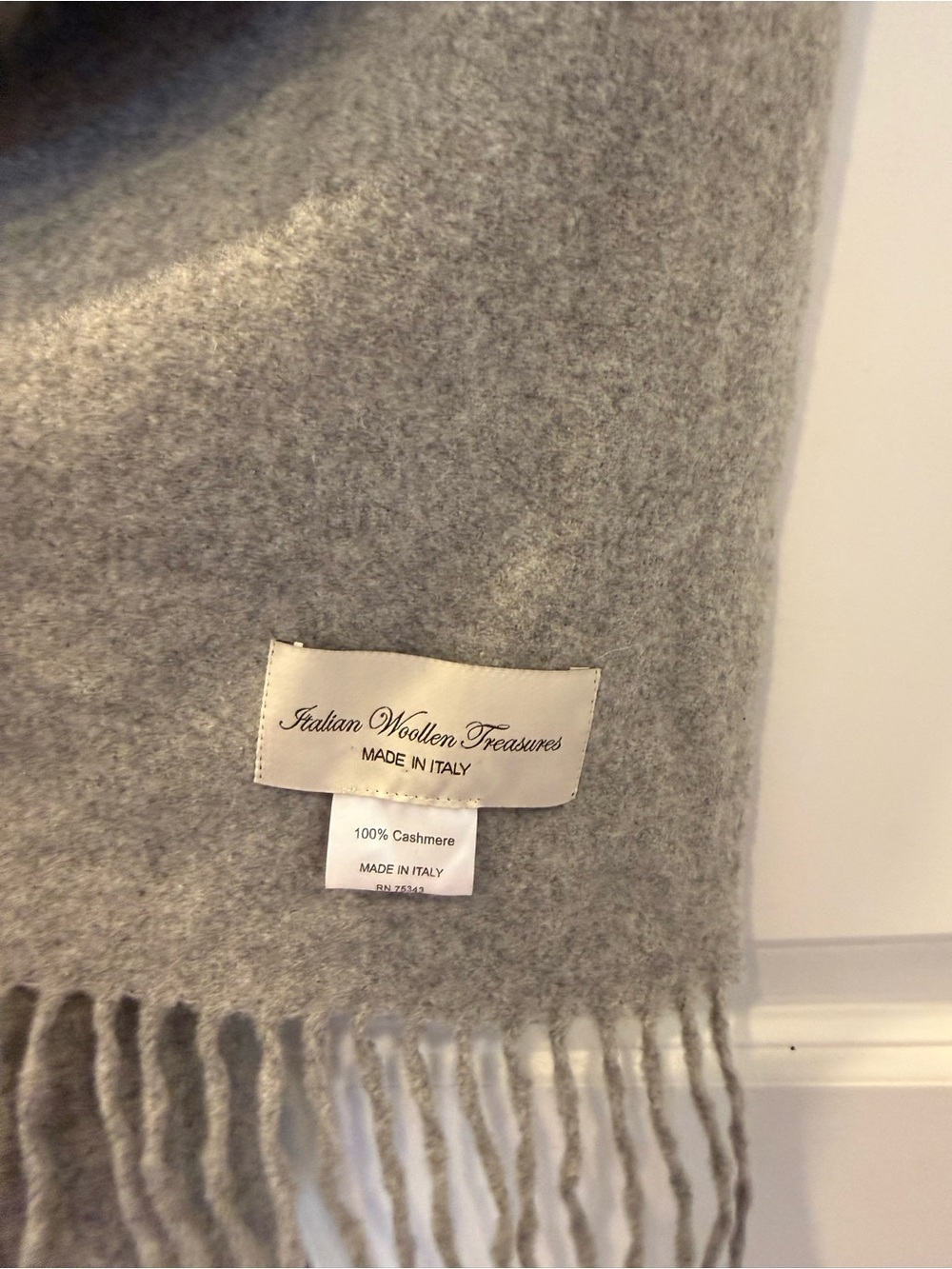 Italian Cashmere Scarf - Picture 3 of 3